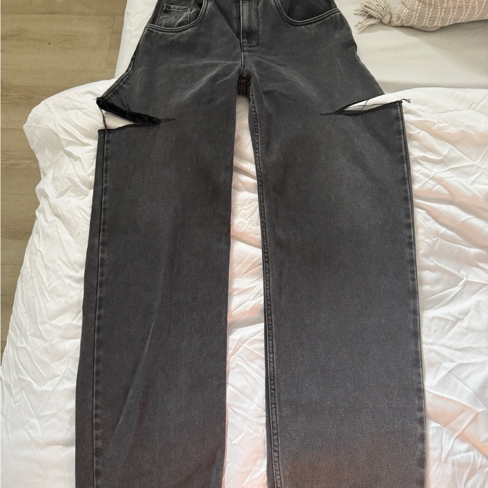 Maison Martin Margiela Dark Gray Straight Leg Jeans